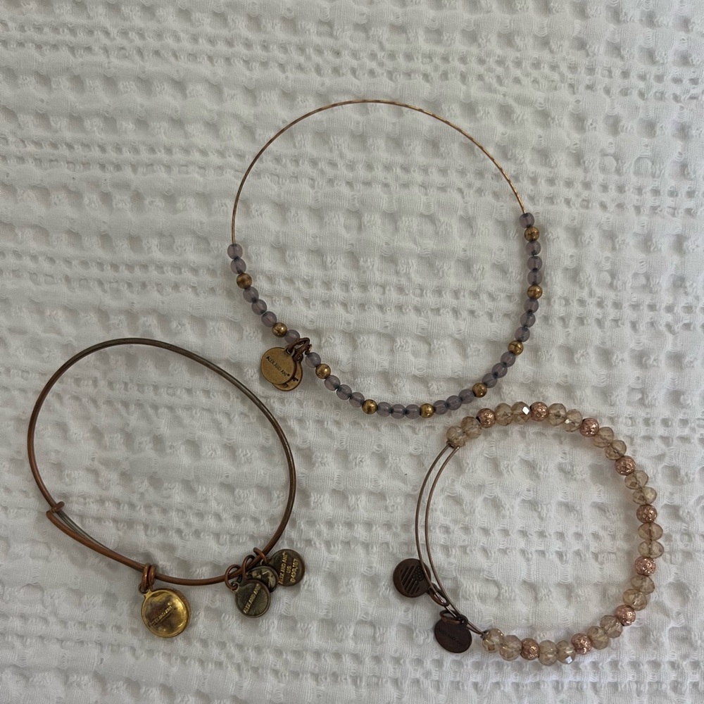 Alex and ani bracelet stack
